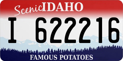 ID license plate I622216