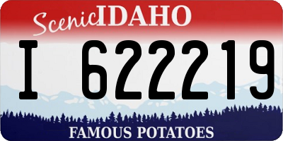 ID license plate I622219