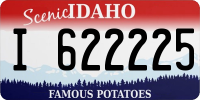 ID license plate I622225