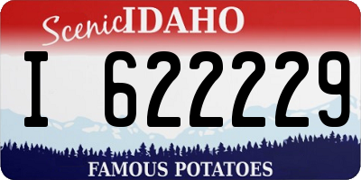 ID license plate I622229