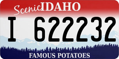 ID license plate I622232