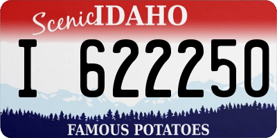ID license plate I622250