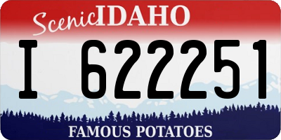 ID license plate I622251