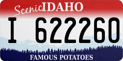 ID license plate I622260