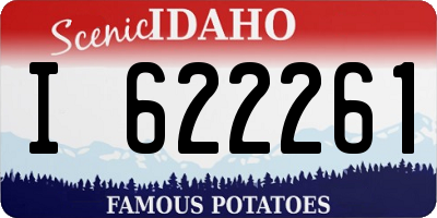 ID license plate I622261