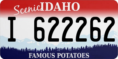 ID license plate I622262