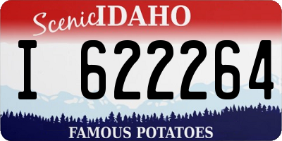 ID license plate I622264
