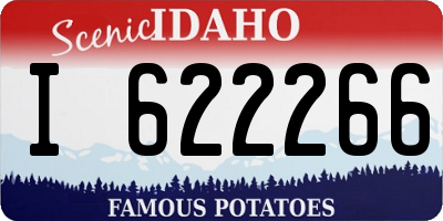 ID license plate I622266
