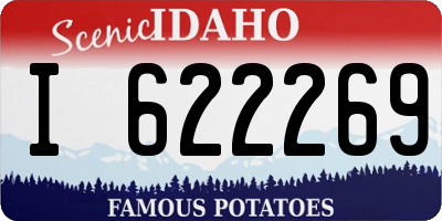 ID license plate I622269