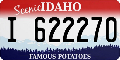 ID license plate I622270