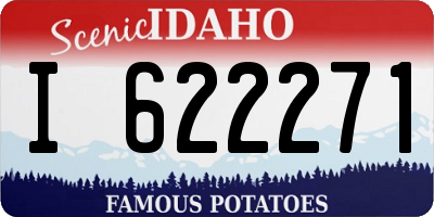 ID license plate I622271