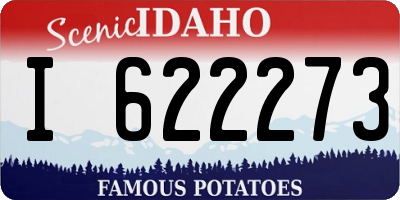 ID license plate I622273