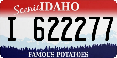 ID license plate I622277