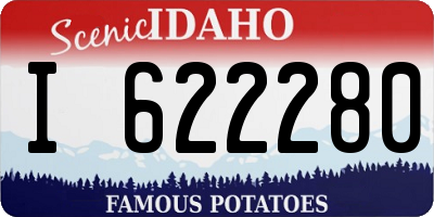 ID license plate I622280
