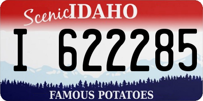 ID license plate I622285