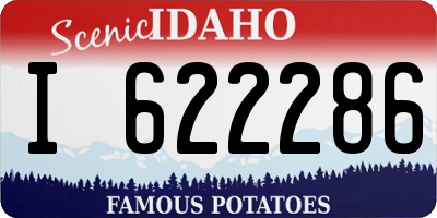ID license plate I622286