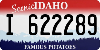 ID license plate I622289