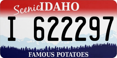 ID license plate I622297