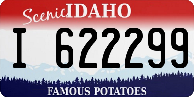 ID license plate I622299