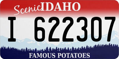 ID license plate I622307