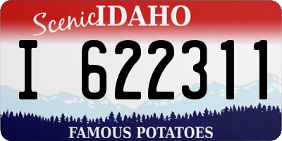 ID license plate I622311