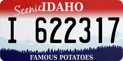 ID license plate I622317