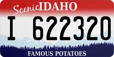 ID license plate I622320