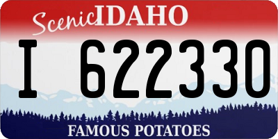 ID license plate I622330