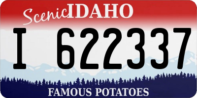 ID license plate I622337