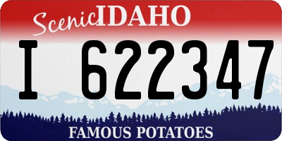 ID license plate I622347