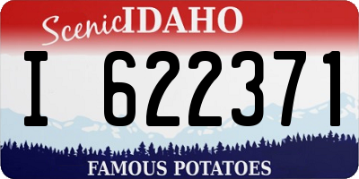 ID license plate I622371
