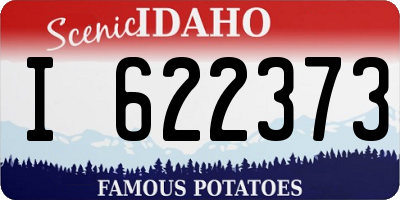 ID license plate I622373