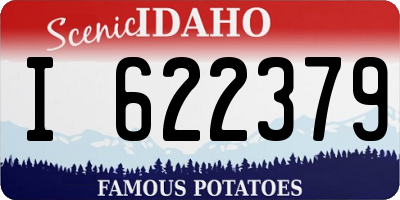 ID license plate I622379