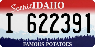 ID license plate I622391