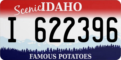 ID license plate I622396