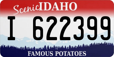 ID license plate I622399