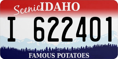 ID license plate I622401