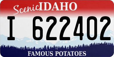 ID license plate I622402