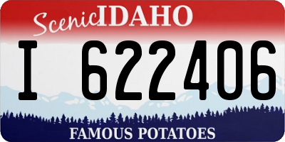 ID license plate I622406