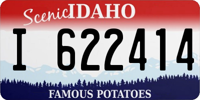 ID license plate I622414