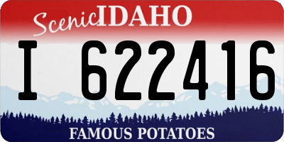 ID license plate I622416