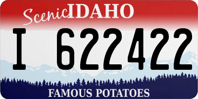 ID license plate I622422