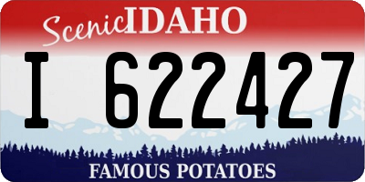 ID license plate I622427