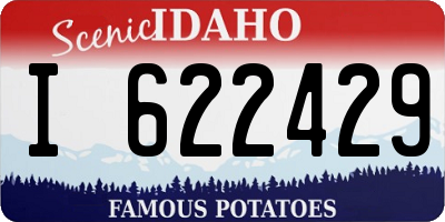 ID license plate I622429