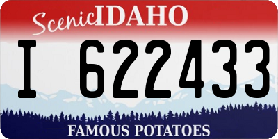 ID license plate I622433