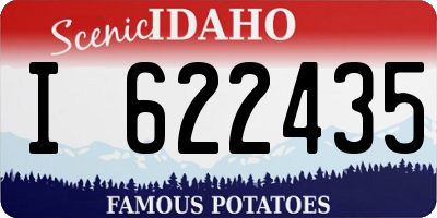 ID license plate I622435