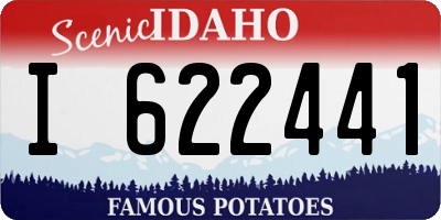 ID license plate I622441