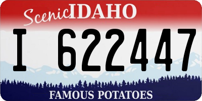 ID license plate I622447