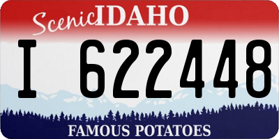 ID license plate I622448