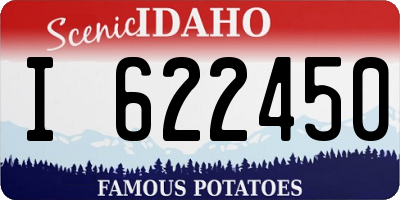 ID license plate I622450